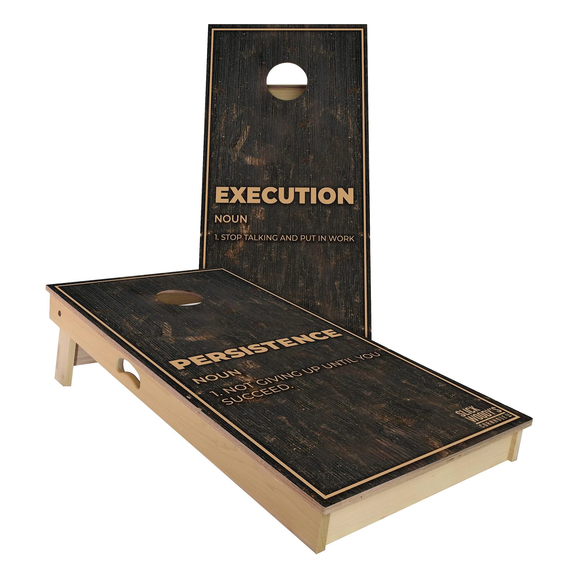 Premium Custom Cornhole Boards Set - Solid Wood Cornhole Game - Made in USA - Choose Size & Accessories - Perfect for Backyard Parties, Tailgating & Outdoor Events