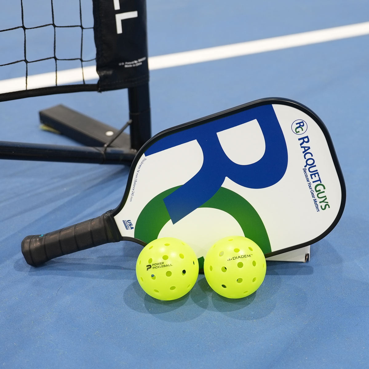 Diadem Riptide RG Pickleball Paddle - Premium Performance for Competitive Play | Demo Rental Available | Perfect for Tournaments, Club Play & Practice Sessions