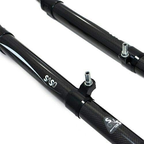 SASO Rigid Carbon Fiber Mountain Bike Fork for XC 26 Inch Wheels - Lightweight & Durable MTB Fork ST1857 | Perfect for Cross-Country Cycling & Trail Riding
