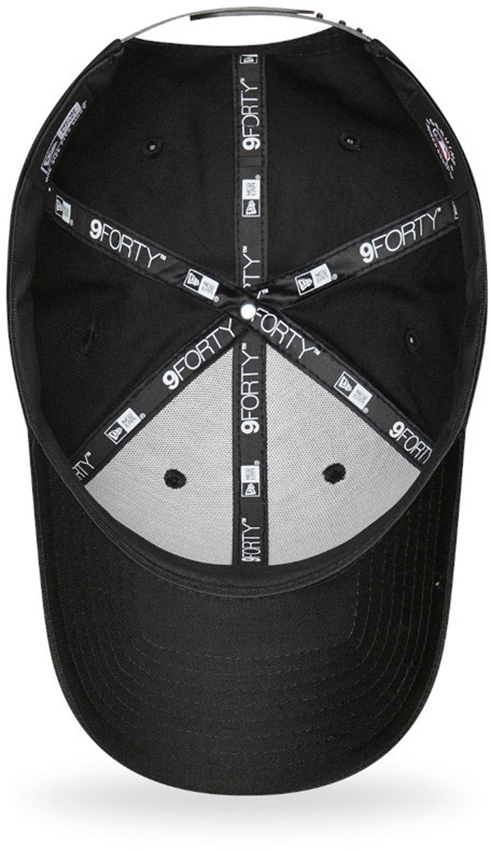 Los Angeles Dodgers New Era 9Forty Foil Logo Adjustable Black Baseball Cap for Men & Women - Perfect for Baseball Games, Sports Fans, and Casual Wear