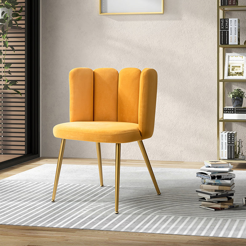 Elodia Side Chair - Modern Accent Chair for Dining Room, Living Room & Office - Sturdy Wooden Frame with Upholstered Seat - Perfect for Home Decor & Small Spaces