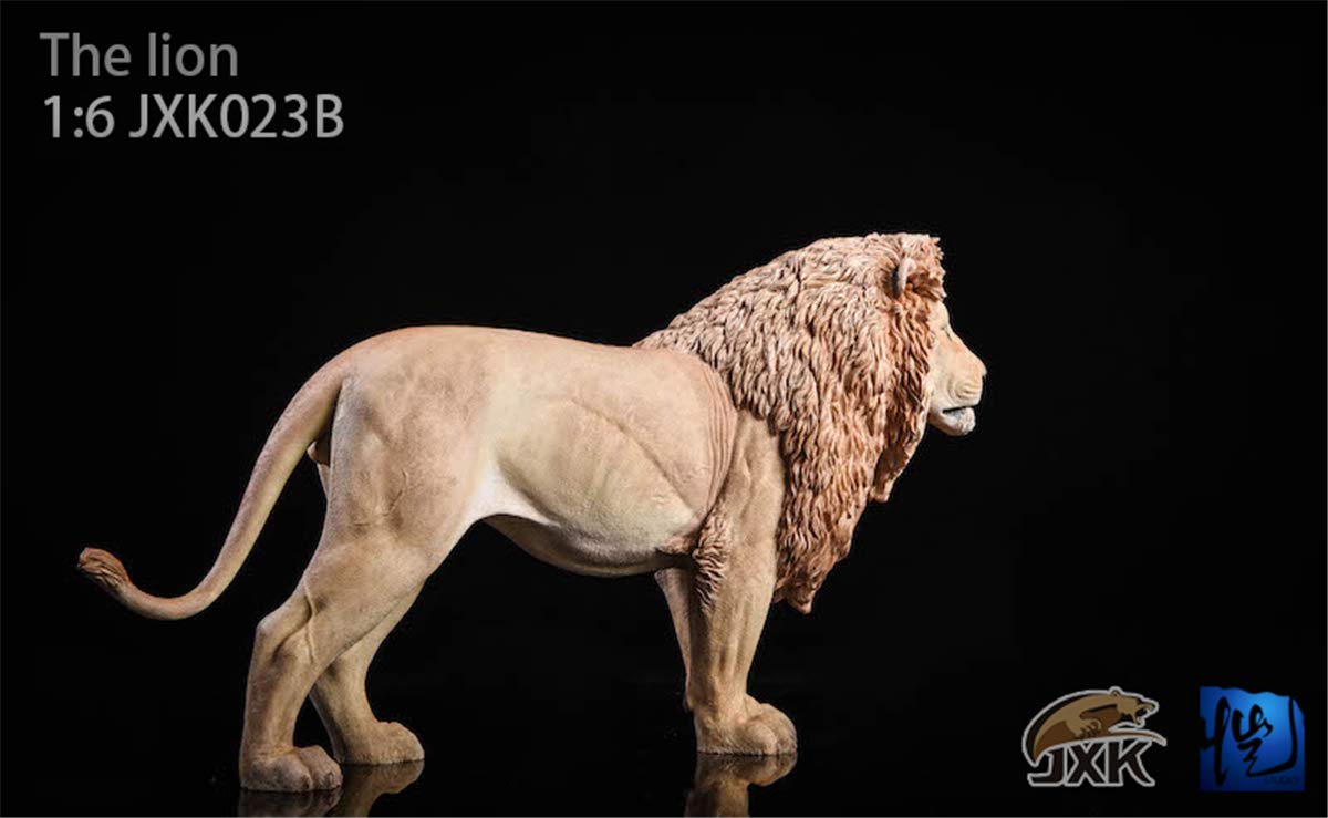WLNTDOLA 1/6 Scale Realistic African Lion Figure - Panthera Leo Savannah King Animal Model, Hand-Painted Resin Collector's Toy for Adults | Educational Decor, Birthday Gift & Home/Office Display