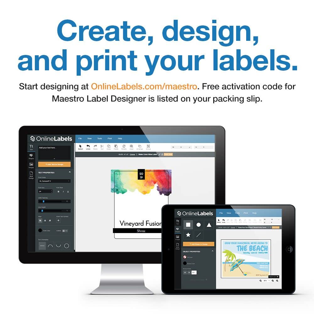 Name Badge Inserts - 4x3 Inches - Premium Cardstock - 3,000 Pack (500 Sheets) - Compatible with Inkjet & Laser Printers - Online Labels - Perfect for Events, Conferences, and Office Identification