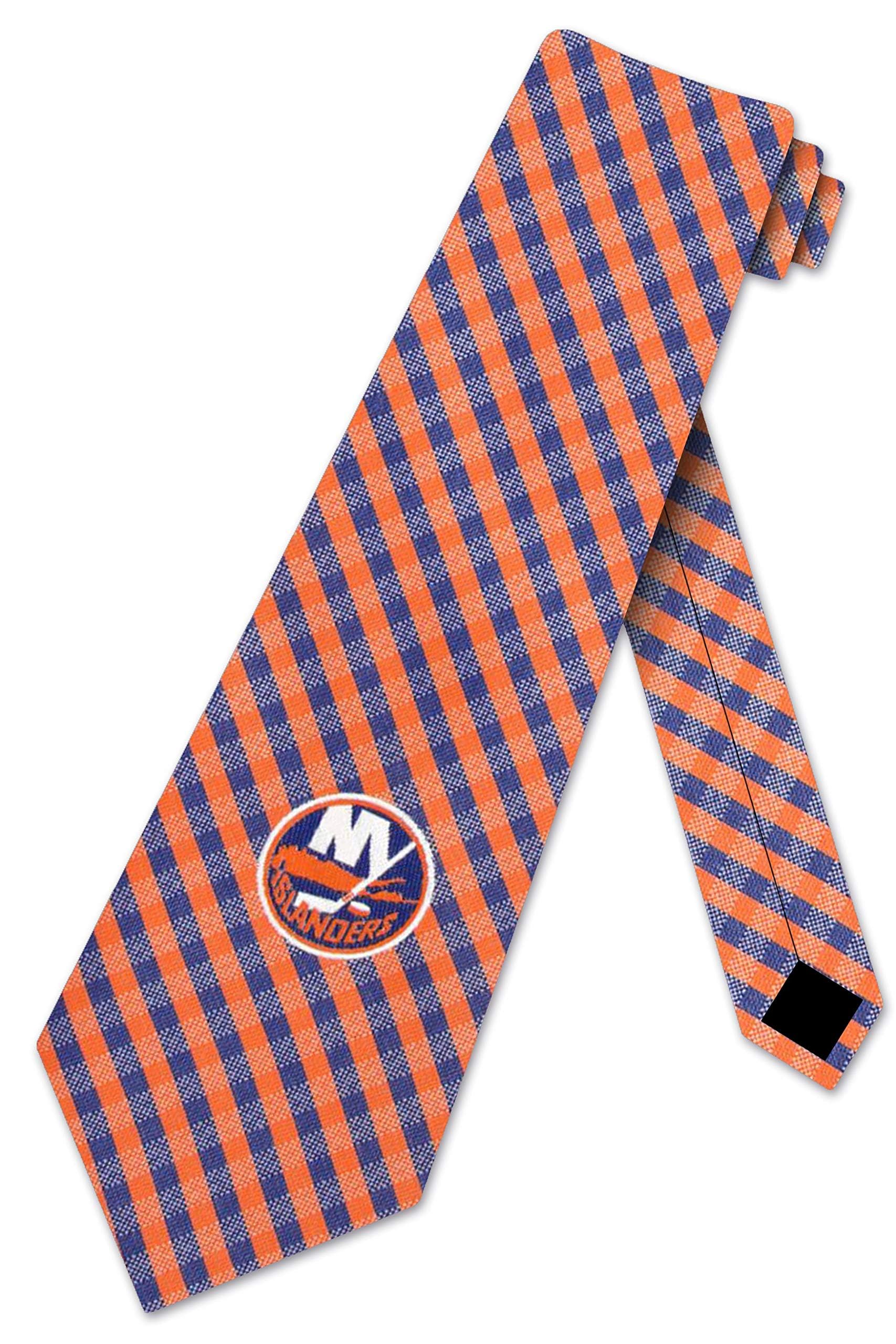 New York Islanders Hockey Necktie for Men - Officially Licensed NHL Sports Tie - Perfect for Games, Work & Formal Events