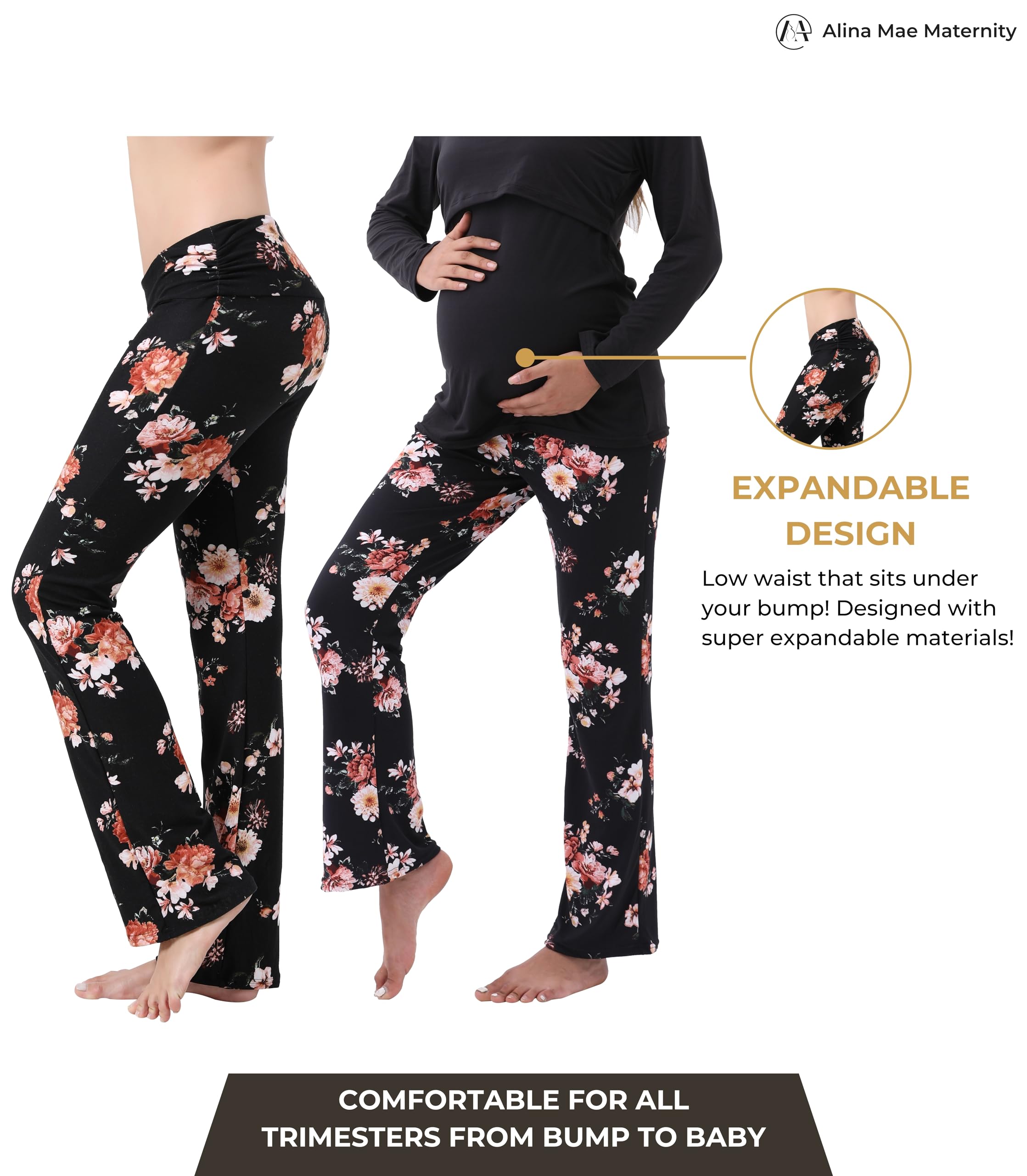 Comfortable Maternity Nursing Pajama Sets for Women - Soft Pregnancy Sleepwear & Lounge Wear for Breastfeeding Moms - Perfect for Nighttime Nursing, Relaxing at Home, and Postpartum Recovery