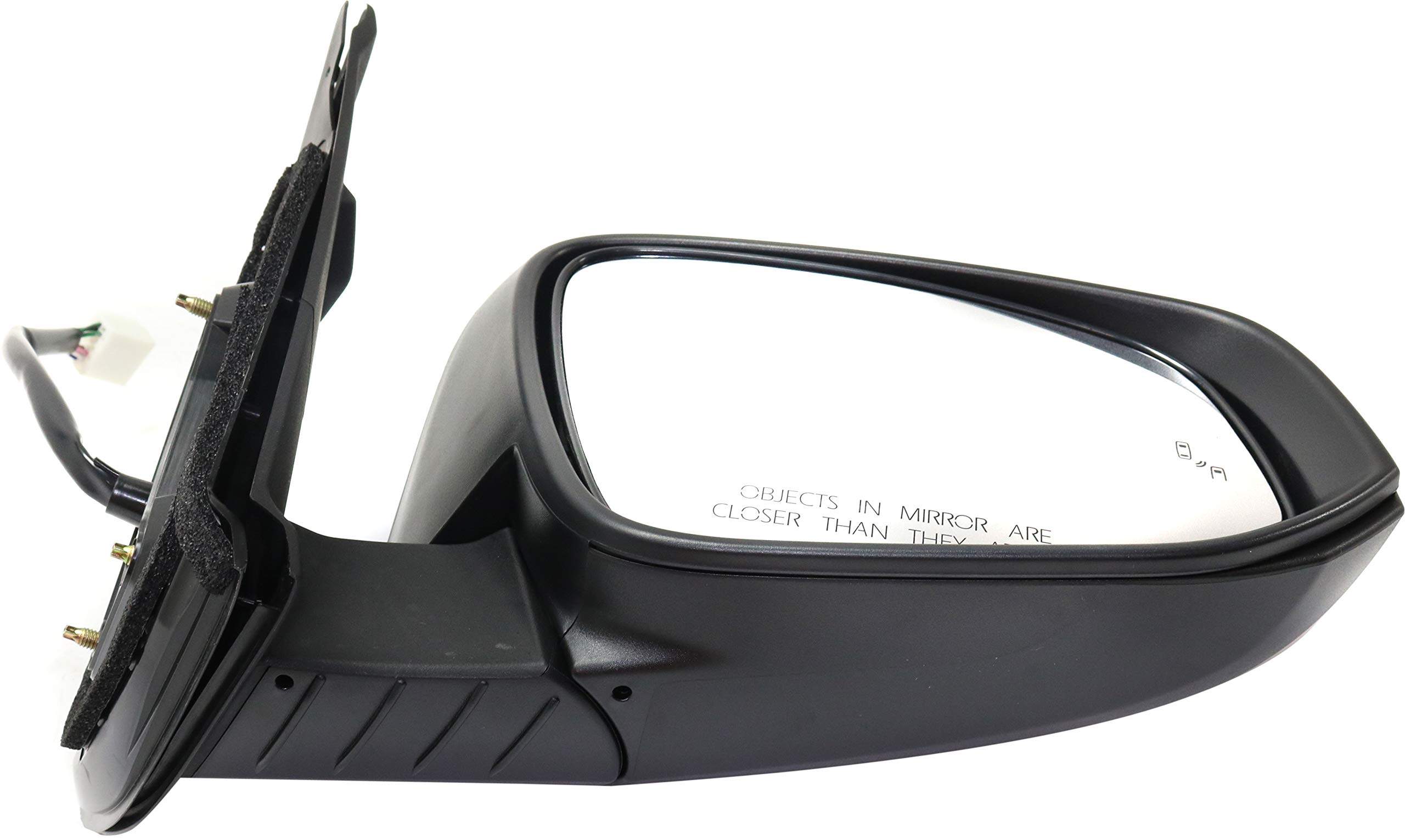 2016-2021 Toyota Tacoma Passenger Side Heated Power Mirror with Blind Spot Detection & Signal Light - Garage-Pro Replacement Glass for Enhanced Safety & Visibility - Perfect for Winter Driving & Parking Assistance