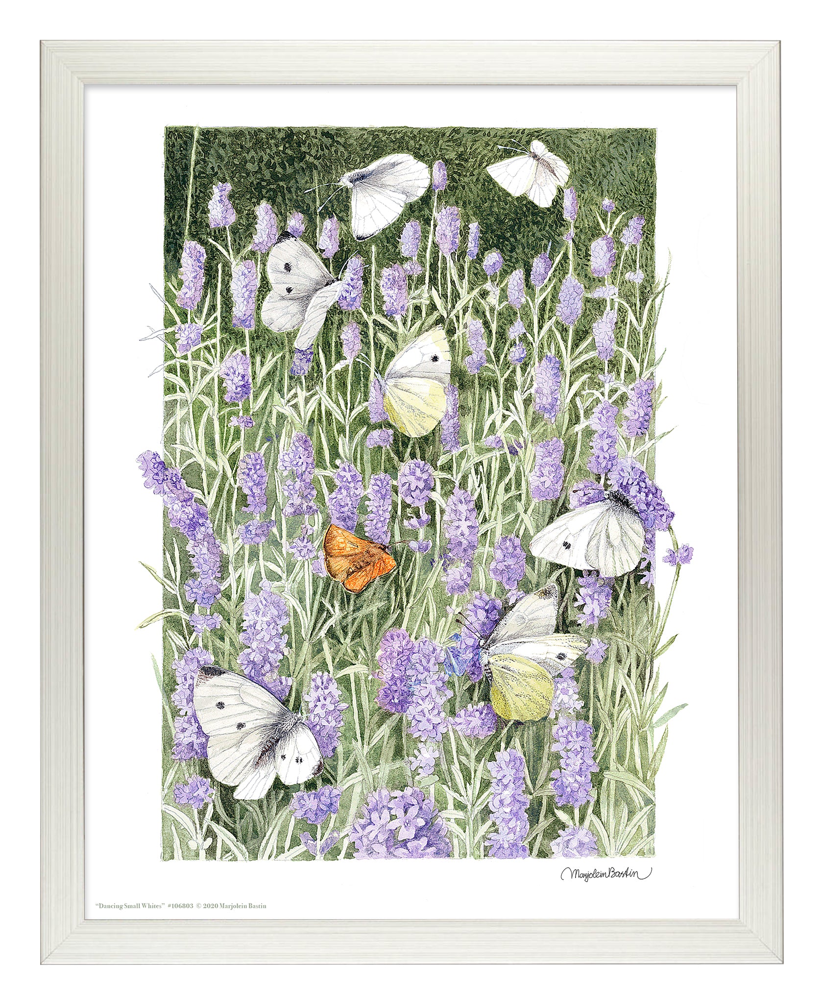 Whimsical Dancing Small Whites Art Prints - Elegant Home Decor for Living Room, Bedroom & Office