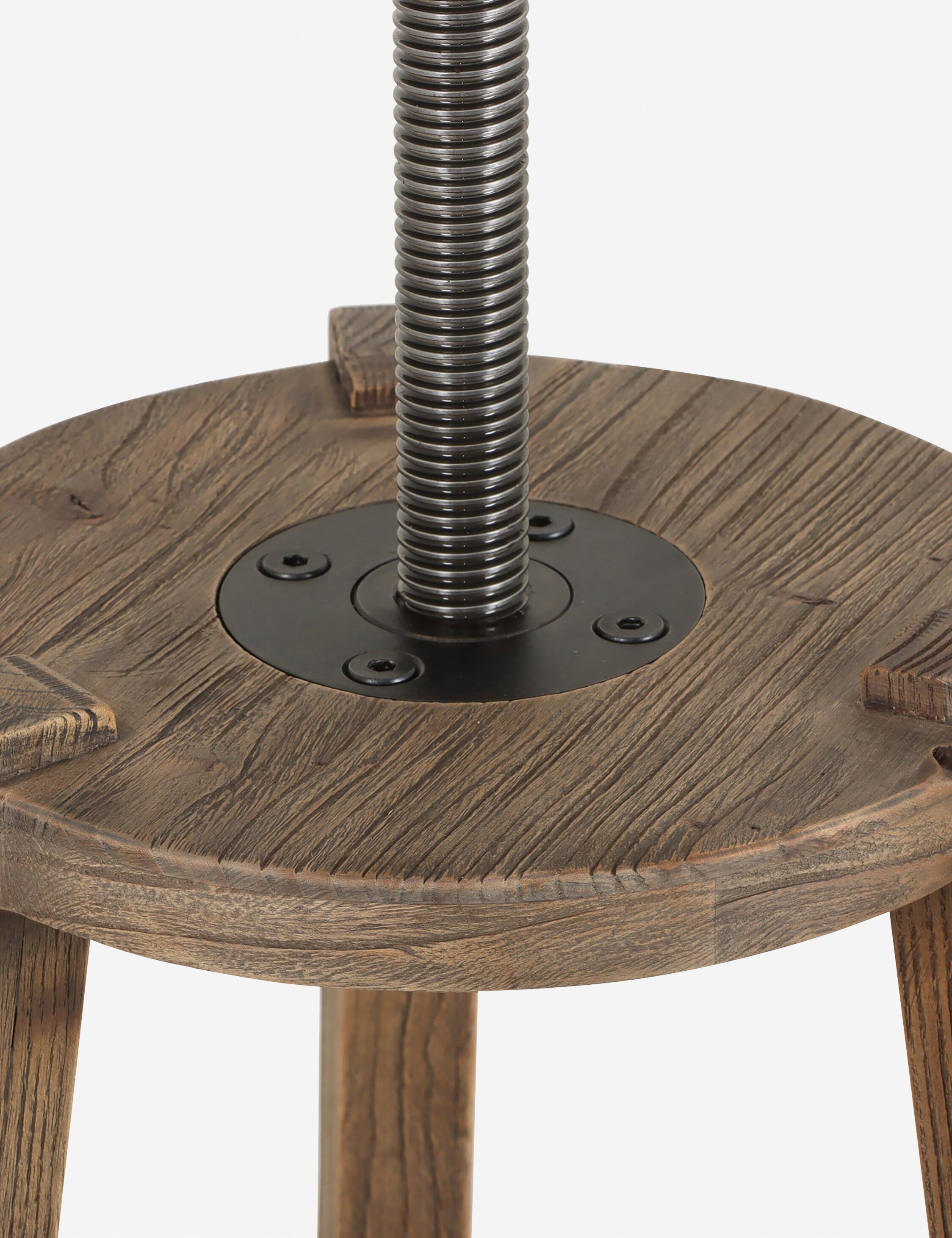 Amber Lewis x Four Hands Addy Pedestal - Modern Wooden Side Table for Living Room, Bedroom, or Entryway - Stylish Home Decor Accent Piece