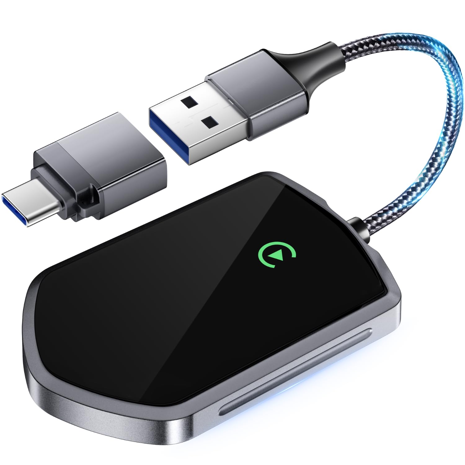 Wireless CarPlay Adapter for iPhone - Fast & Stable Connection | Apple CarPlay Wireless Dongle for 2015+ Cars | iOS 10+ Compatible | Perfect for Commuting, Road Trips & Hands-Free Driving