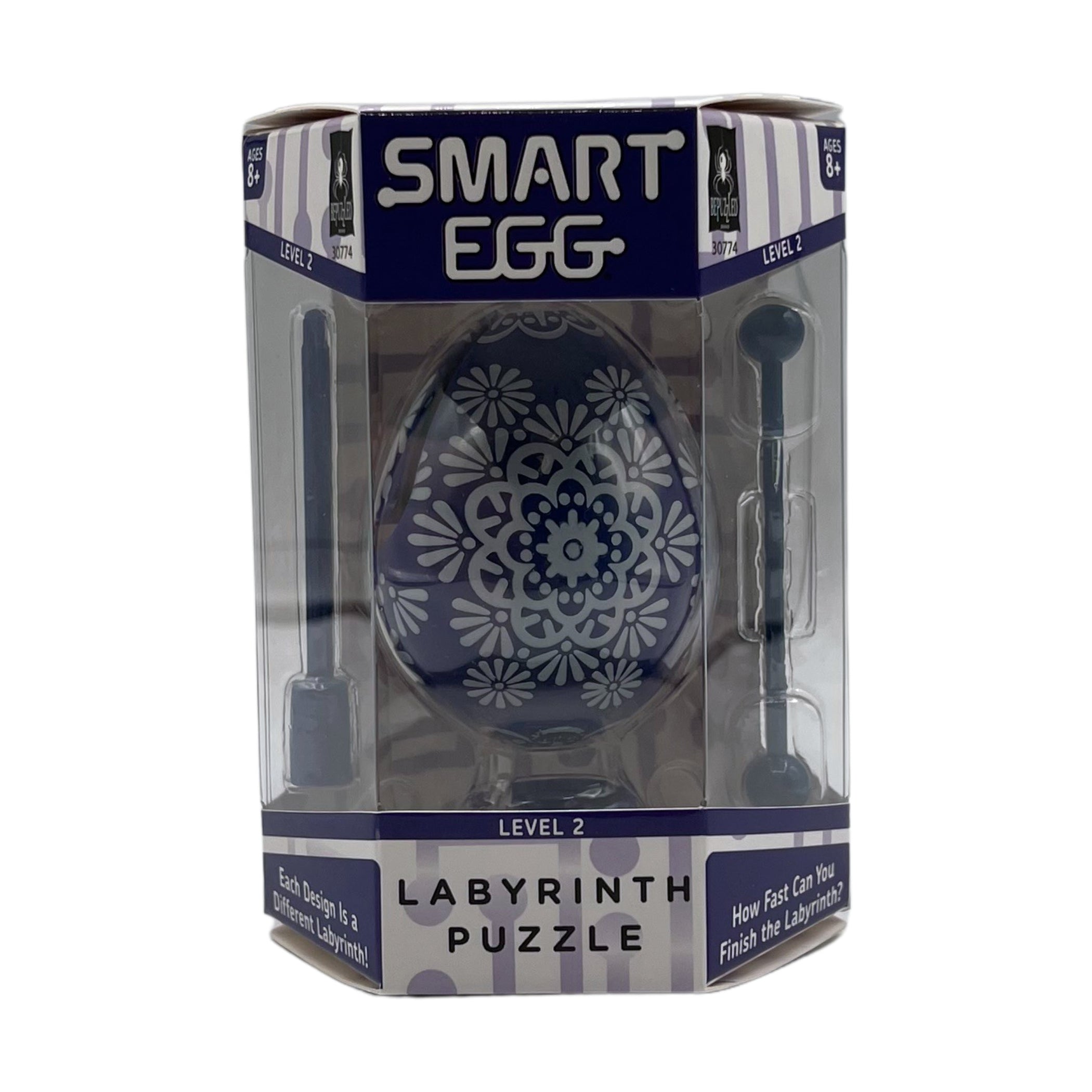 BePuzzled Smart Egg Labyrinth Puzzle - Blue Color Collection - Brain Teaser & Educational Toy for Kids & Adults - Perfect for Family Game Night, Stress Relief & Cognitive Development