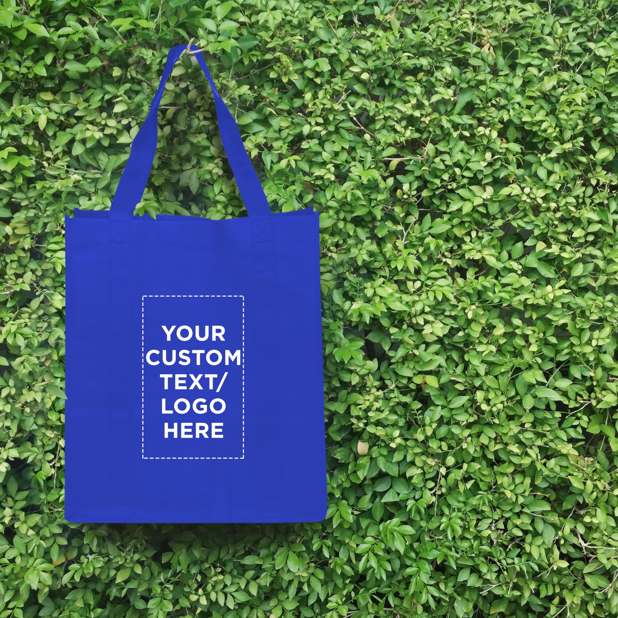 Eco-Friendly Reusable Grocery Tote Bag - Foldable Shopping Bags for Groceries, Farmers Market & Travel | Compact & Durable