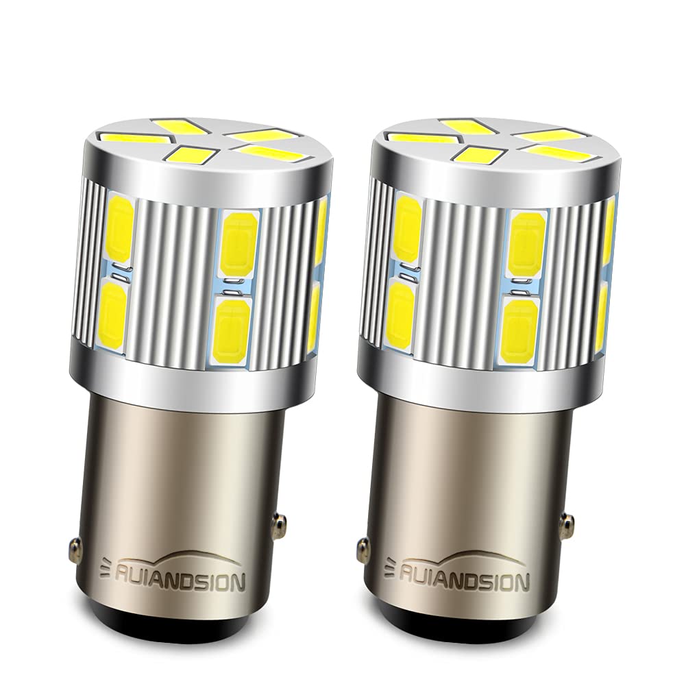 2PCS 1157 LED Bulbs 6V White 5630 17SMD - Bright Replacement Bulbs for Backup Reverse Lights, Tail Lights & Brake Lights - Perfect for Cars, Trucks, SUVs & Motorcycles
