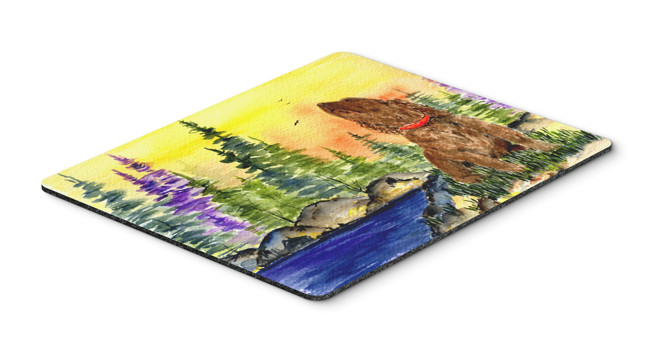 American Water Spaniel Mouse Pad & Trivet - Large Washable Desk Mat for Home Office, Gaming, Computer & Laptop Use - Perfect for Work, Decor & Kitchen Hot Pads