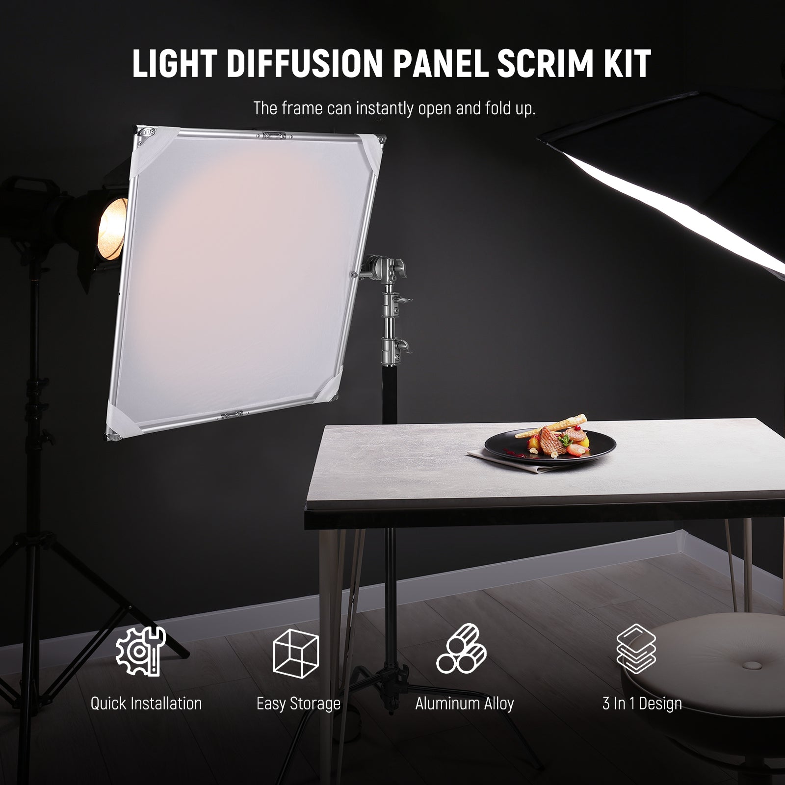 NEEWER SF7575F 5-in-1 Collapsible Photography Reflector - 43
