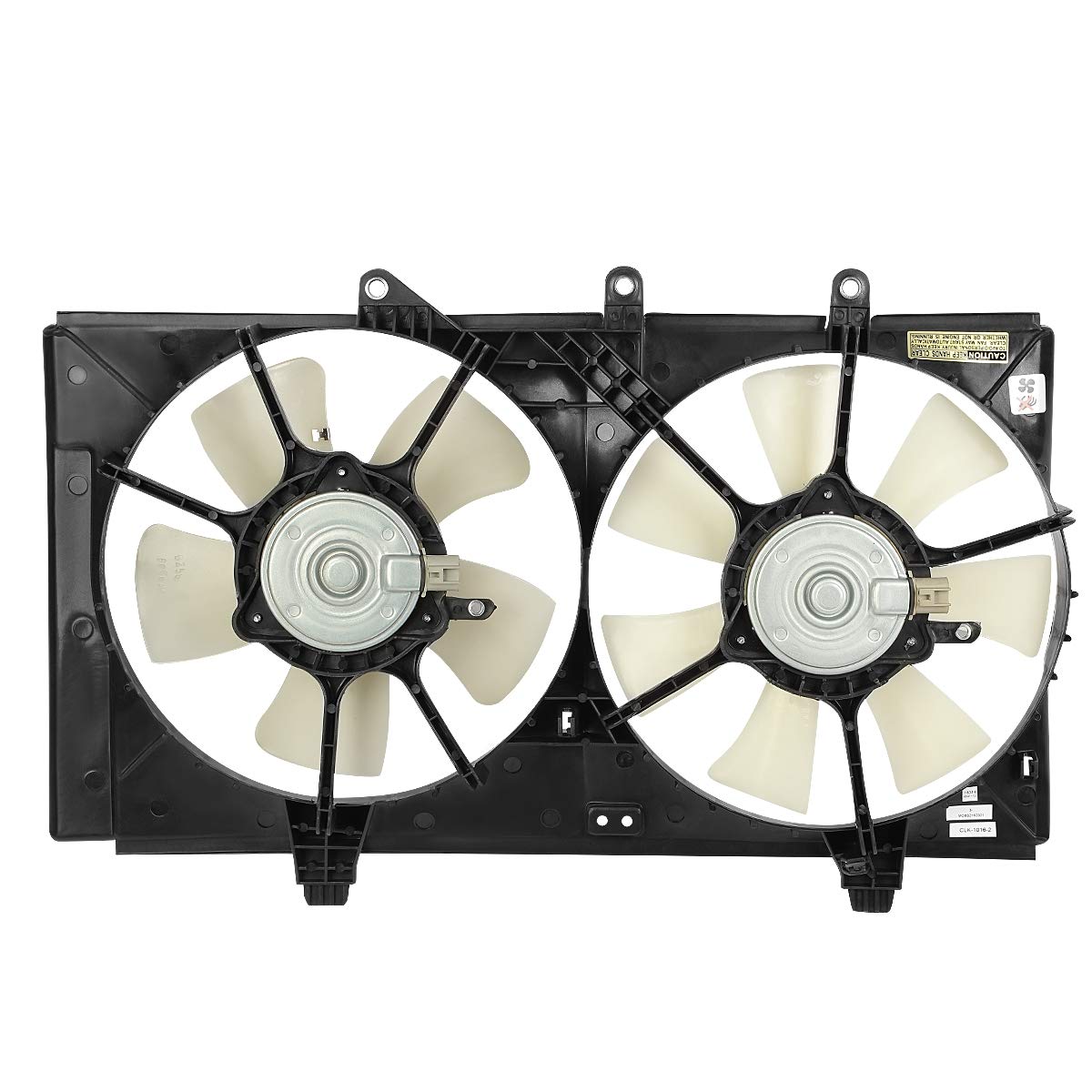 DNA MOTORING OEM-RF-0071 High Performance Radiator Cooling Fan Assembly - Direct Replacement for 2001-2002 Dodge Neon & 2001-2005 Dodge Neon/SX 2.0L - Improved Cooling Efficiency, Black - Perfect for Engine Overheating Prevention & Summer Driving