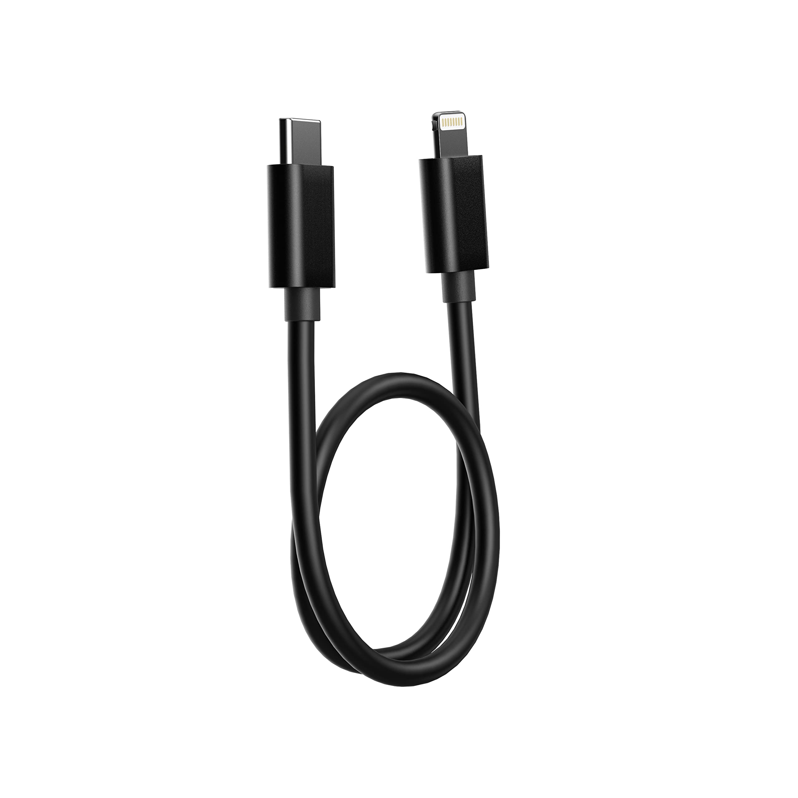 FiiO LT-LT3 USB Type C to Lightning Cable 0.7ft - High-Speed Charging & Lossless Audio Cable for iPhone, iPad, iPod - Perfect for Music Production, Gaming & Home Theater Systems