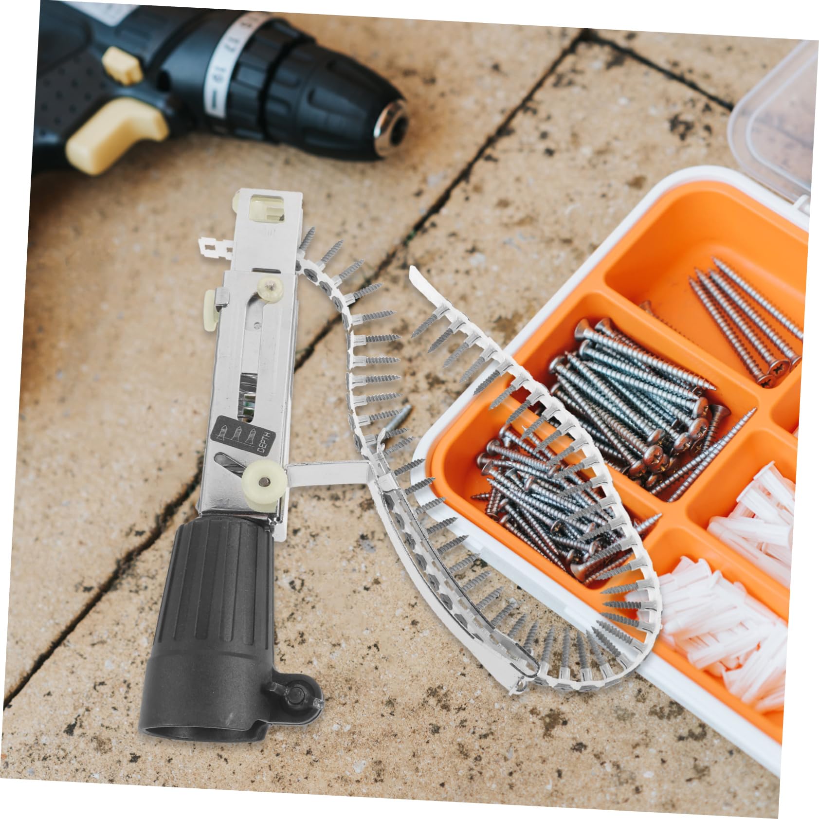 Cordless Electric Brad Nailer & Staple Gun - Automatic Woodworking Tool for Baseboard, Siding & DIY Projects | Stainless Steel Construction | Perfect for Carpentry, Furniture Making & Home Renovation