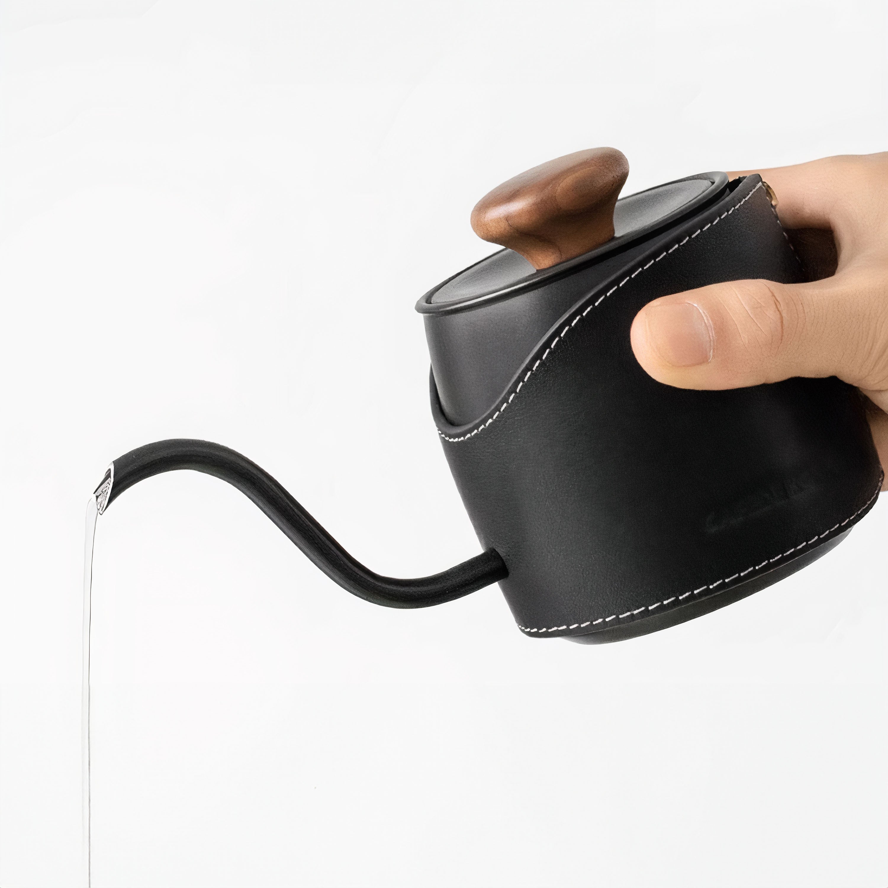 Mini Handleless Coffee Pot - Portable Pour Over Coffee Maker for Home, Office & Travel - Perfect for Drip Brewing, French Press & Cold Brew Coffee