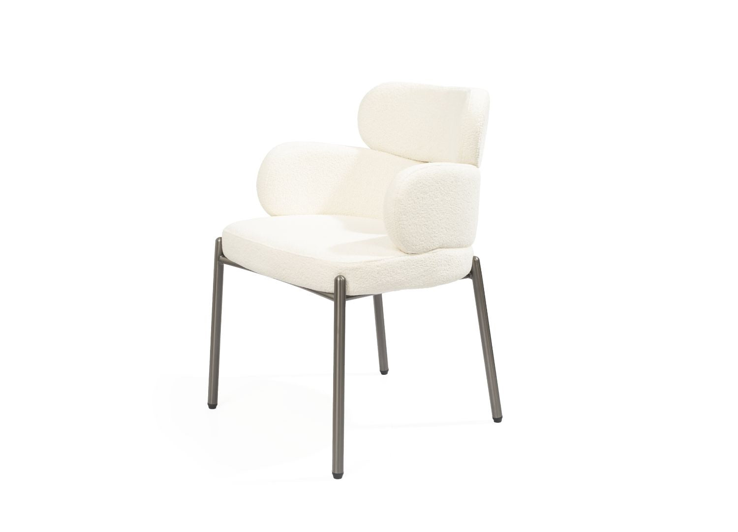 Adele Modern Dining Armchair - Upholstered Accent Chair for Kitchen, Dining Room & Office - Comfortable & Stylish Seating Solution
