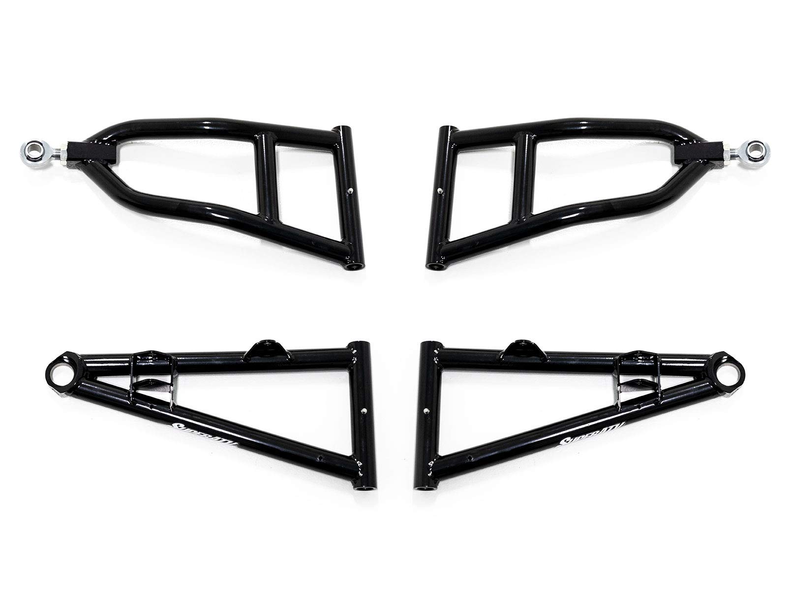 SuperATV Heavy Duty High Clearance A-Arms for CFMOTO ZForce 1000 (2018+) - Black | Off-Road UTV Suspension Upgrade for Trail Riding & Mudding