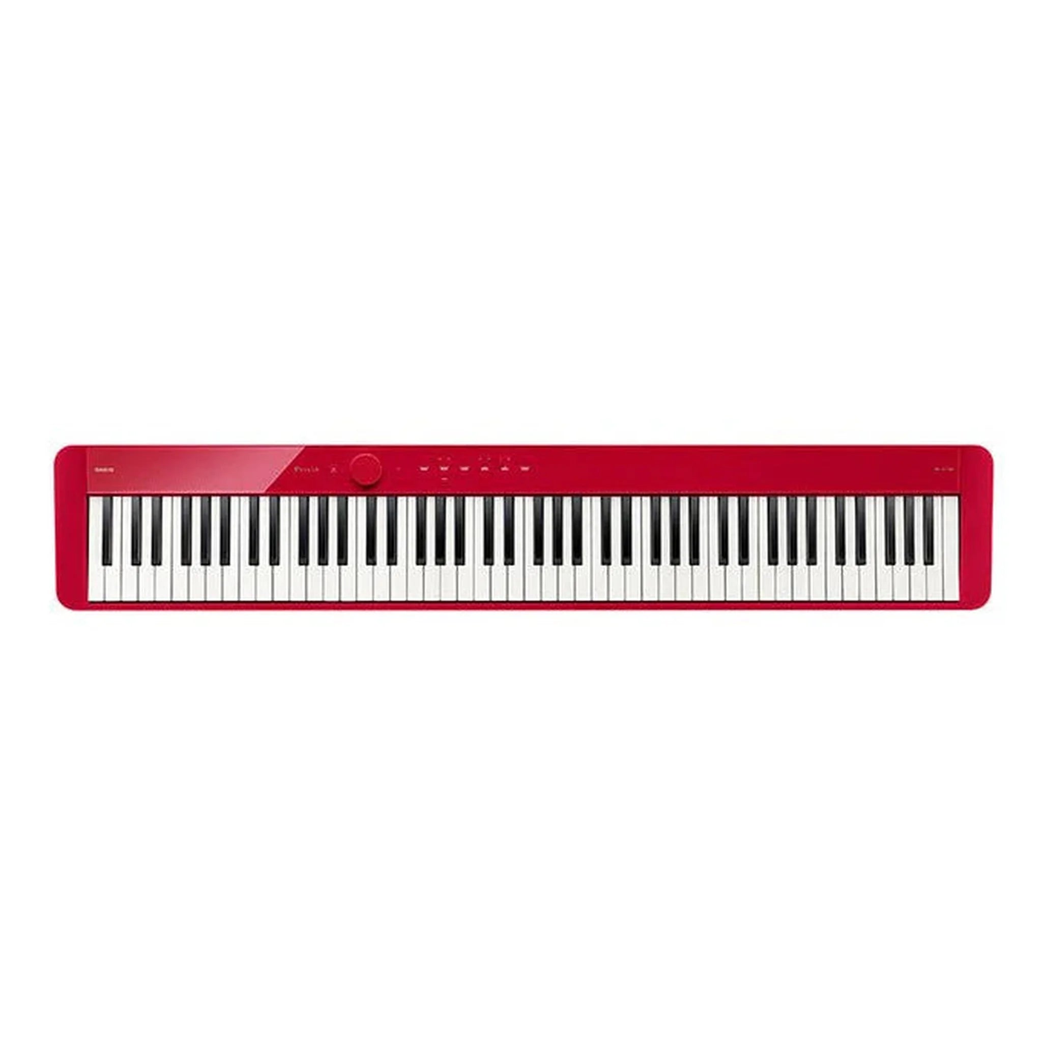 Casio Privia PXS-1100RD Slim Portable Digital Piano 88-Key with Red Finish - Perfect for Home, Studio & Live Performances