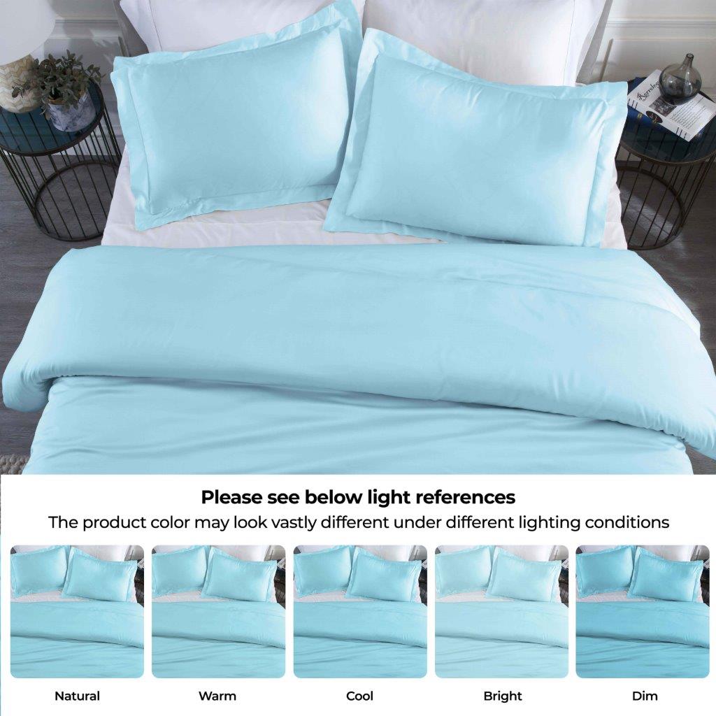 Premium 400 Thread Count Modal Duvet Cover Set from Beechwood - Ultra Soft & Breathable Bedding for All Seasons - Perfect for Master Bedroom, Guest Room, and Luxury Hotels