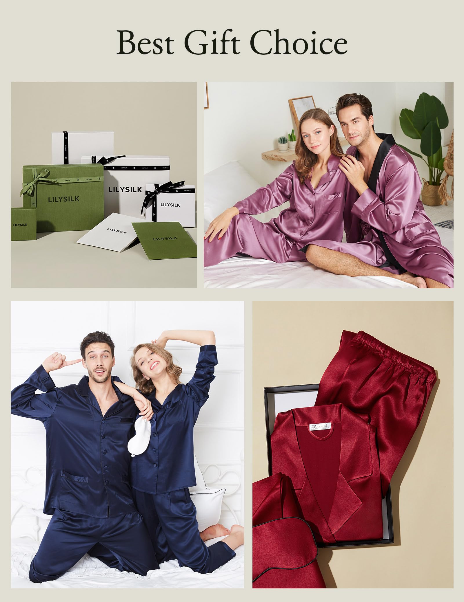 Luxury 100% Mulberry Silk Pajamas for Women - 22 Momme Pure Long Sleeve Full Length Nightwear | Soft Sleepwear for Comfortable Nights & Elegant Lounging