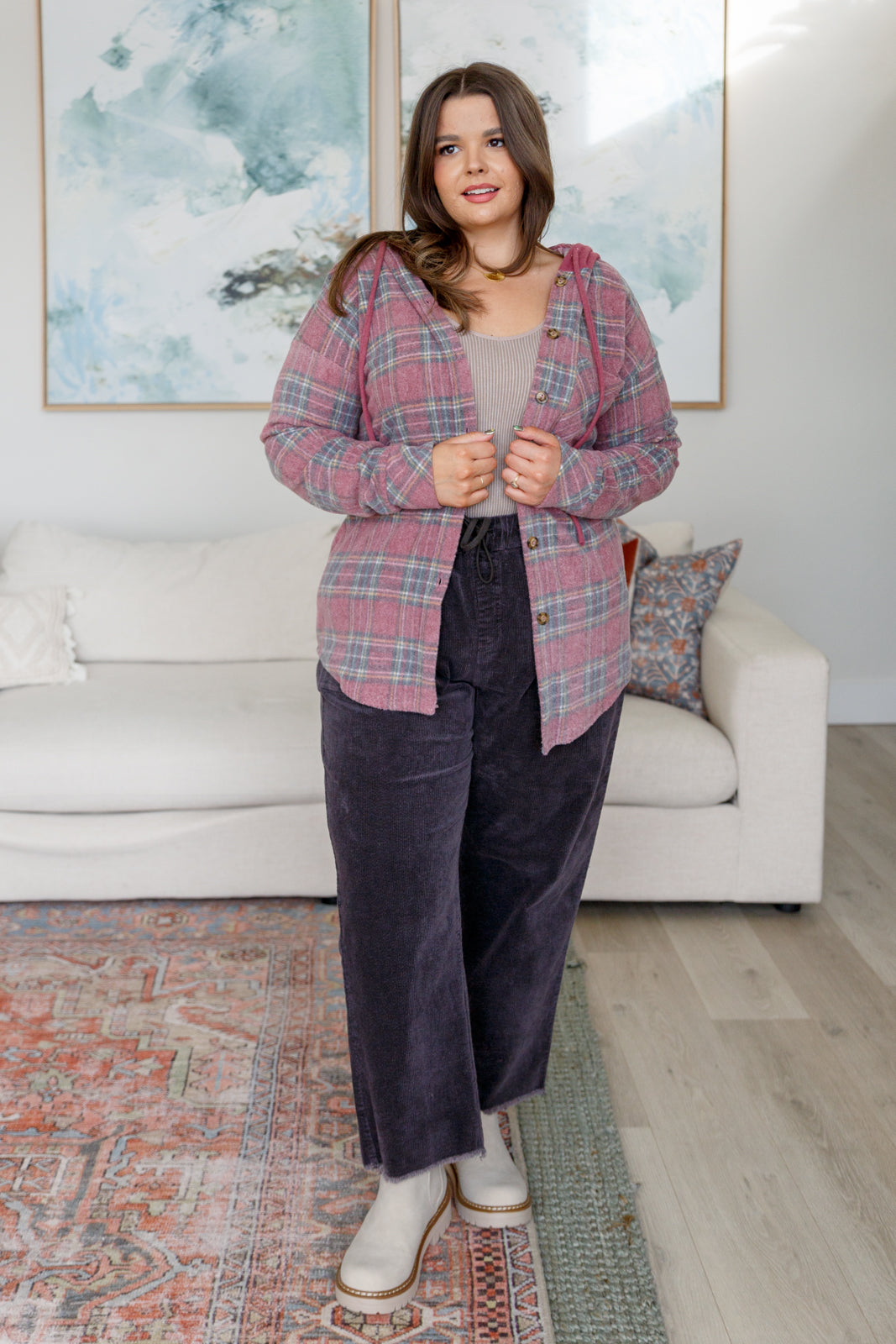 Stylish Women's Corduroy Pants - Comfortable High Waisted Wide Leg Trousers for Fall & Winter | Perfect for Office, Casual Outfits and Weekend Wear