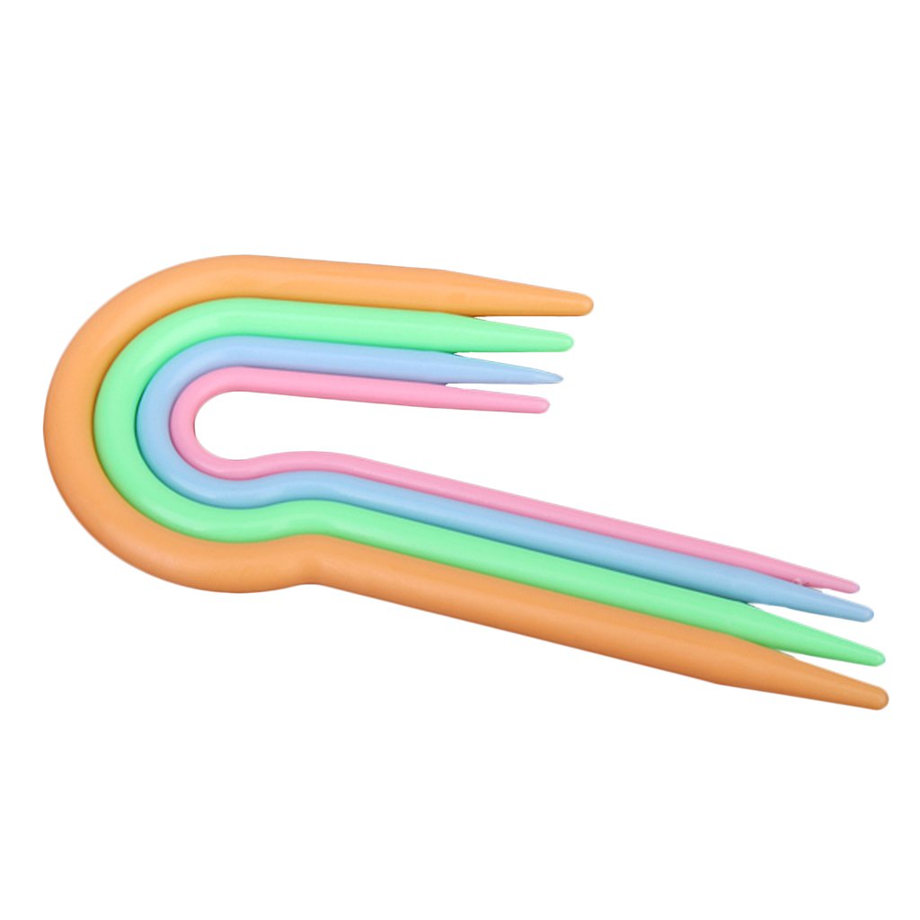 4-Piece Cable Knitting Needles Set for Sweaters, Hats & Scarves - Perfect for DIY Knitting Projects, Winter Accessories & Handmade Gifts
