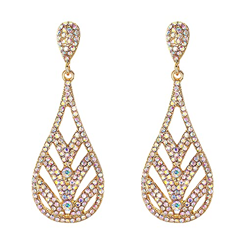 Iridescent AB Gold-Tone