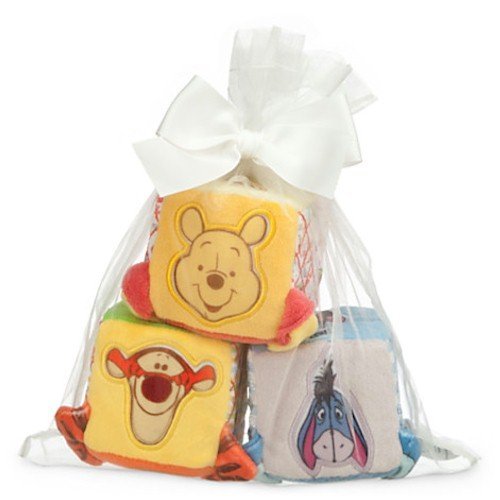Disney Winnie The Pooh and Friends Soft Baby Blocks - Stacking & Learning Toys for Infants & Toddlers - Perfect for Nursery, Playtime & Early Childhood Development