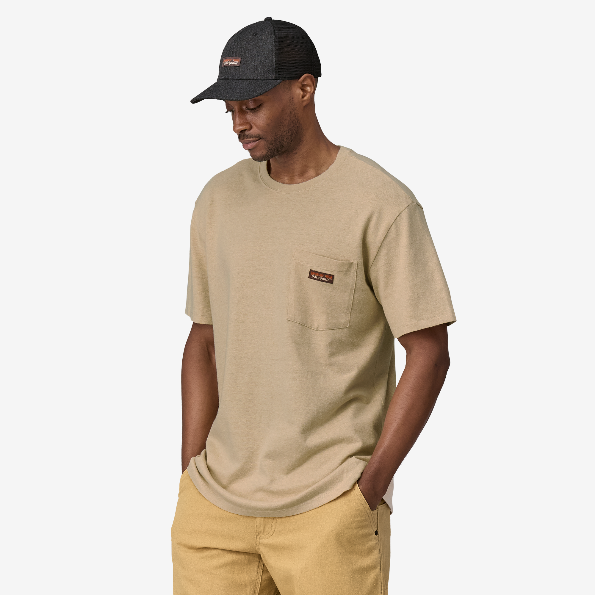 Men's Work Pocket T-Shirt - Durable Cotton Short Sleeve Shirt with Chest Pocket - Perfect for Construction, Outdoor Jobs & Casual Wear