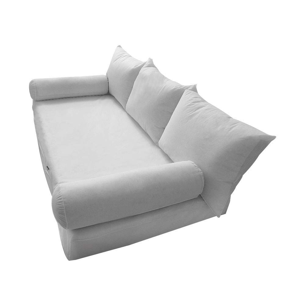 Prolinemax Style3 6-Piece Twin-XL Size Mattress Bolster Back Rest Pillows Set - Polyester Fiberfill Insert Only | Perfect for Bed Reading, Lounge Relaxation & Back Support