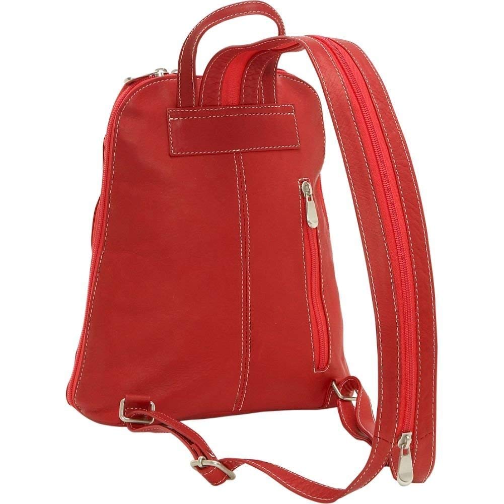 Le Donne Genuine Leather U-Zip Crossbody Bag for Women - Convertible Sling Backpack with Adjustable Strap - Perfect for Travel, Work & Daily Use