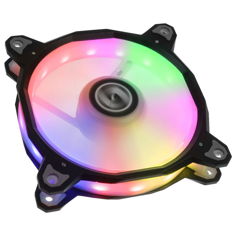 Lian Li BORA Series 120mm RGB LED PWM Fan - High Performance PC Cooling Fan with Colorful Lighting for Gaming Rigs & Computer Cases