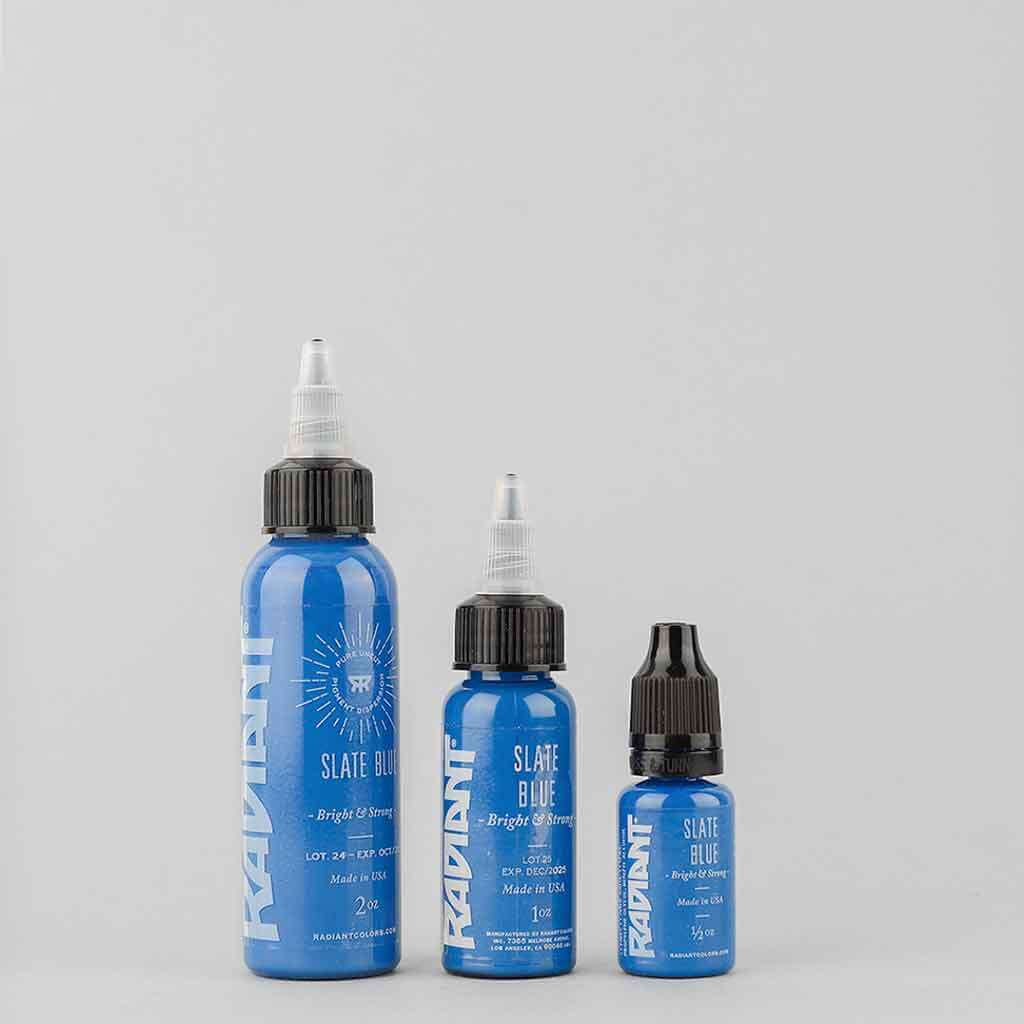 Premium Slate Blue Radiant Ink - 1 oz Bottle for Calligraphy, Art & Craft Projects - Perfect for Hand Lettering, Scrapbooking & DIY Designs