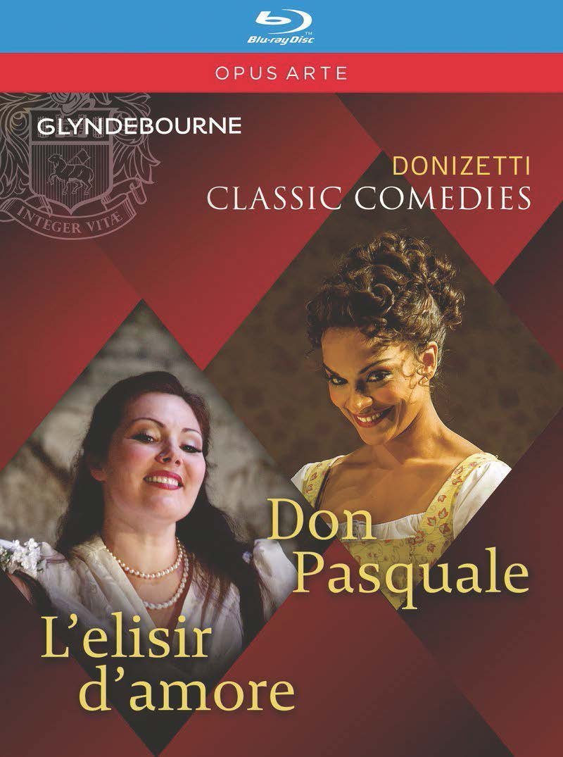 Donizetti: Classic Comedies Blu-ray | Erinque Mazzola, Maurizio Benini, London Philharmonic Orchestra, Glyndebourne Chorus | Opus Arte | Perfect for Opera Lovers & Classical Music Collectors