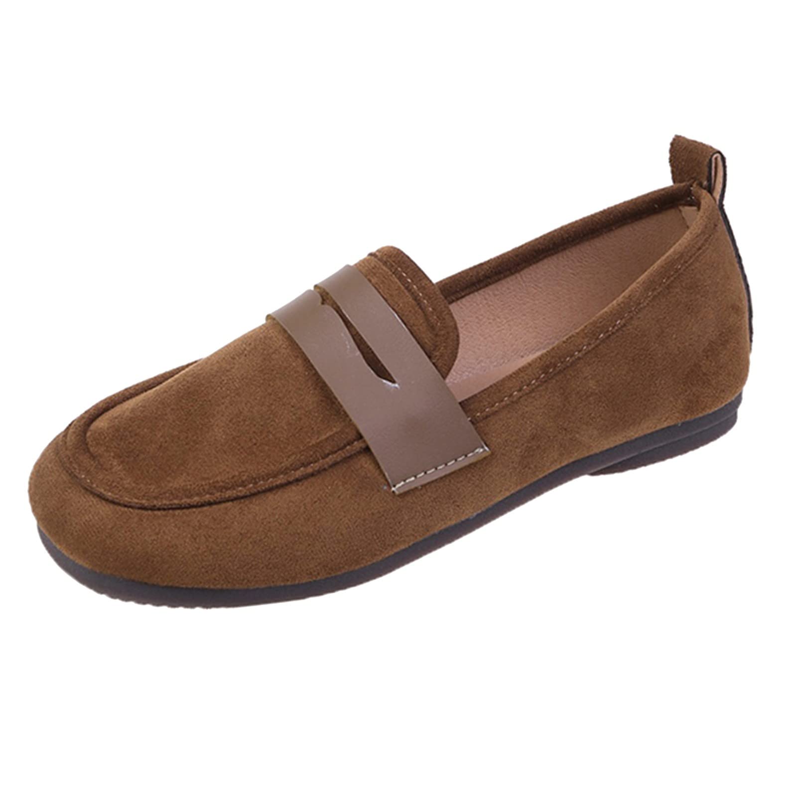 MLAGJSS Women's Canvas Ballet Flats - Comfortable Slip-On Casual Shoes for Work, Walking & Everyday Wear | Breathable & Lightweight Dress Shoes