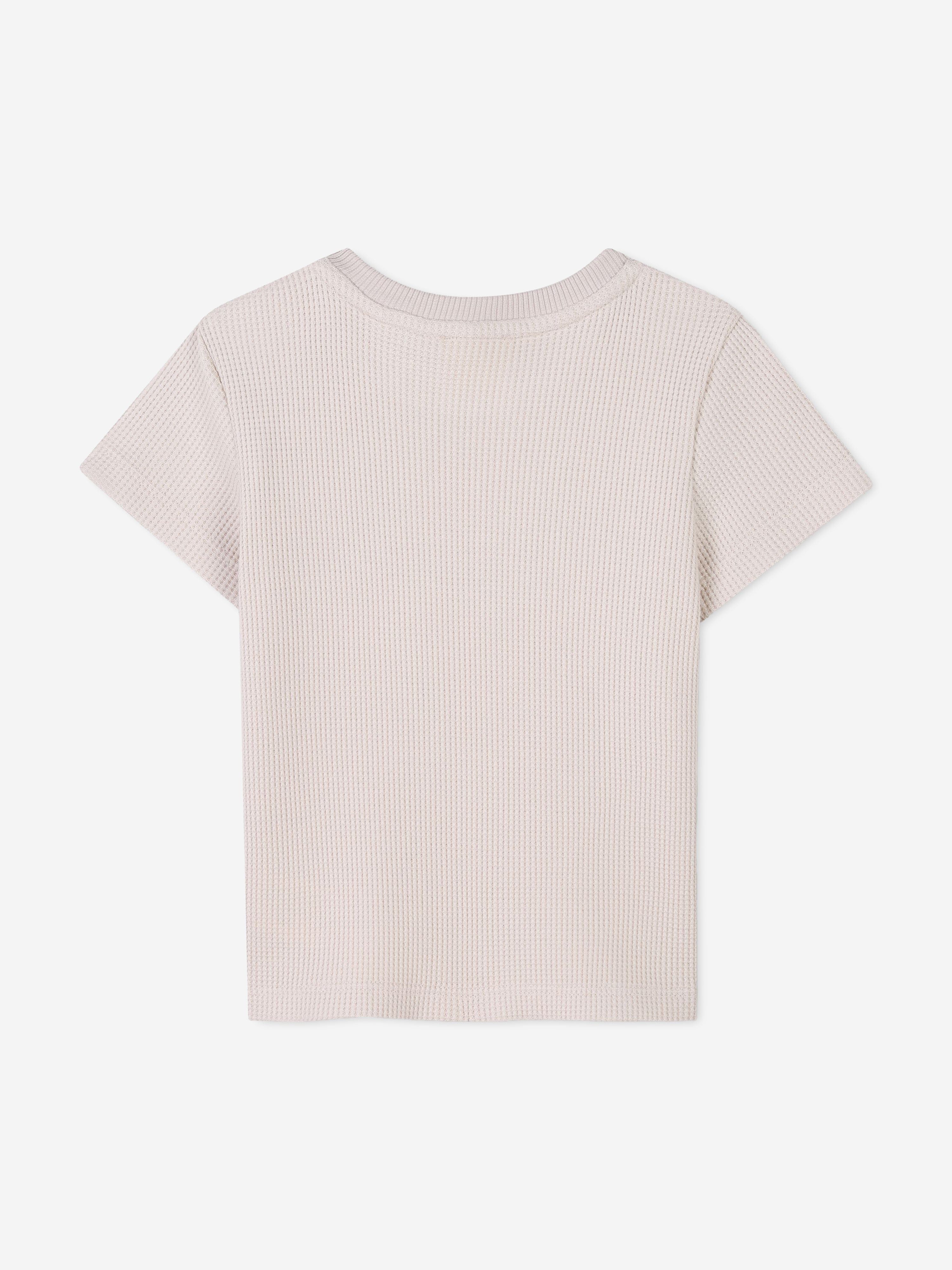 Baby Boys Signature Print T-Shirt in Beige - Soft Cotton Casual Tee for Toddlers | Perfect for Playdates, Family Outings & Everyday Wear
