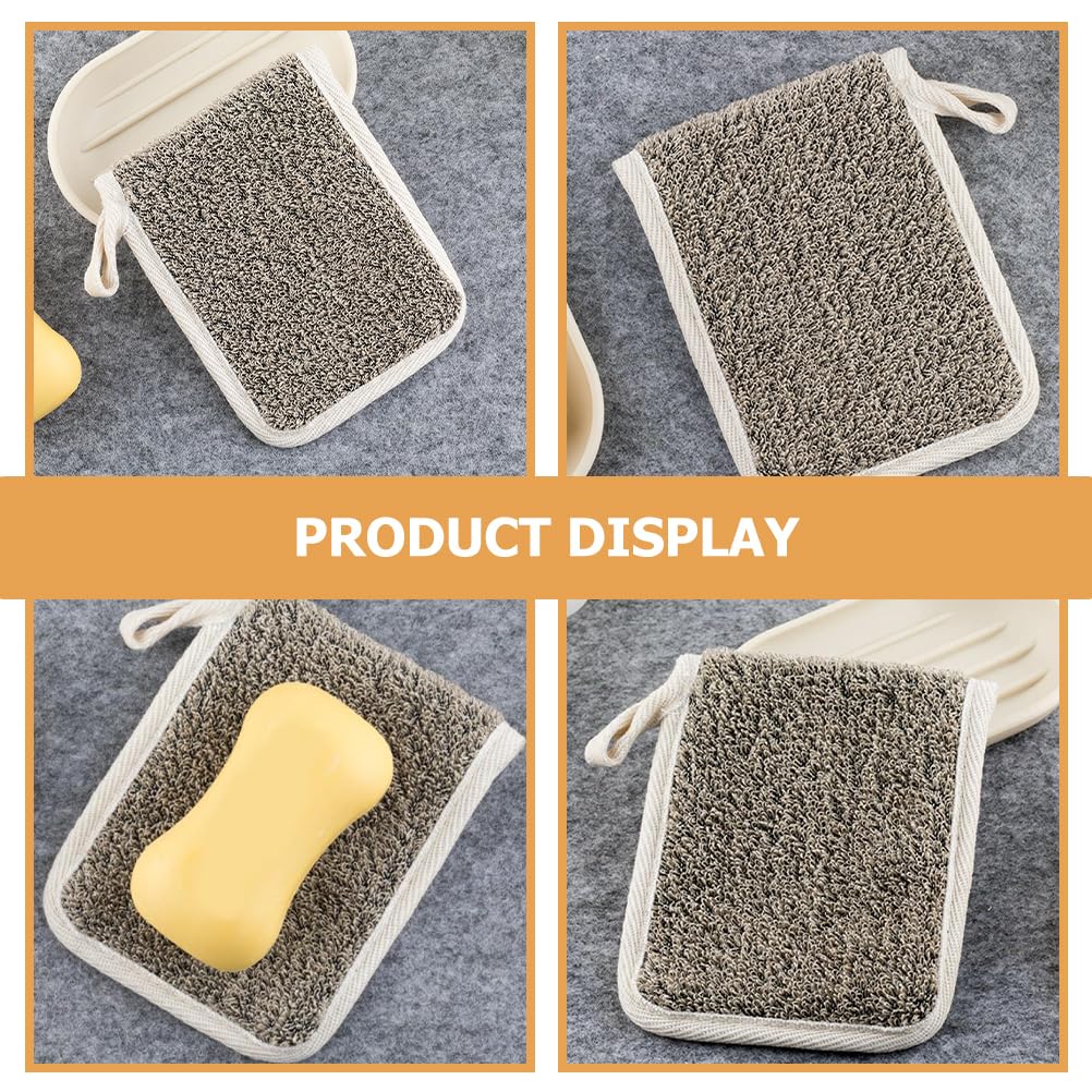 2-Pack Exfoliating Soap Sleeve Bags - Mesh Soap Pouch with Drawstring for Body Scrub & Foaming Lather - Perfect for Shower, Bath & Travel Accessories