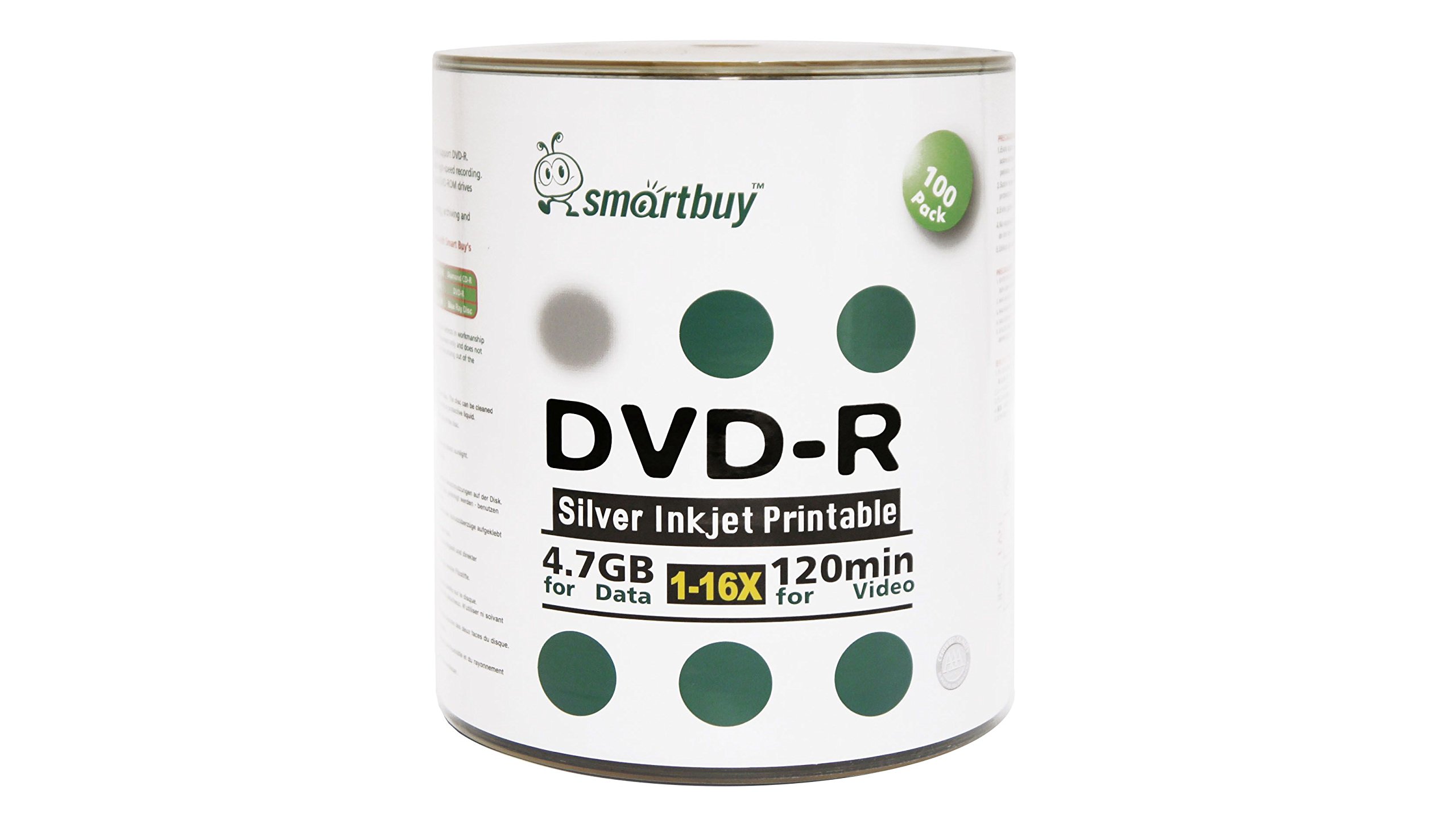 1000 Pack DVD-R 4.7GB 16x Silver Printable Inkjet Blank Record Discs - Bulk 1000pk for Data Storage, Video Recording & Archiving | Ideal for Home, Office & Professional Use
