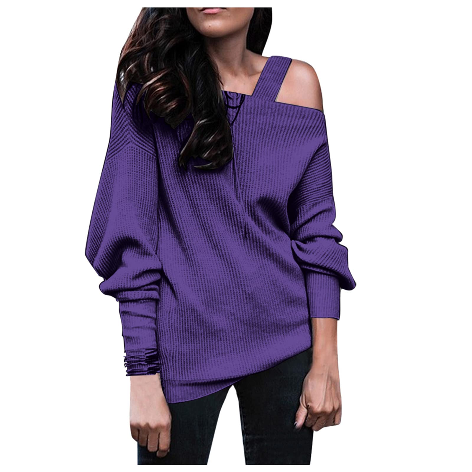 Plus Size Cold Shoulder Tops for Women - Off Shoulder Long Sleeve Blouse in White | Perfect for Date Nights, Parties & Casual Outings
