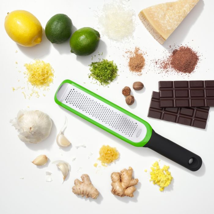 Premium Stainless Steel Etched Zester - Microplane Grater for Citrus, Cheese & Chocolate - Perfect for Baking, Cooking & Garnishing