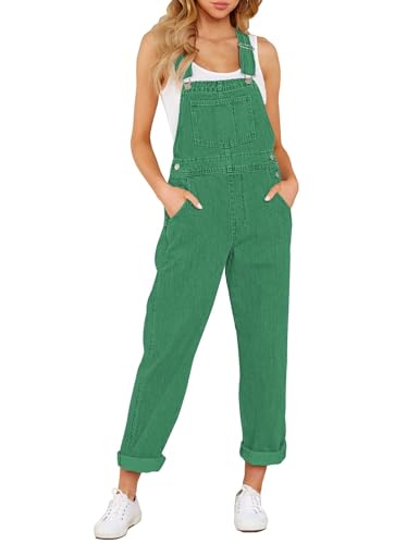 Boyfriend Overalls-evergreen