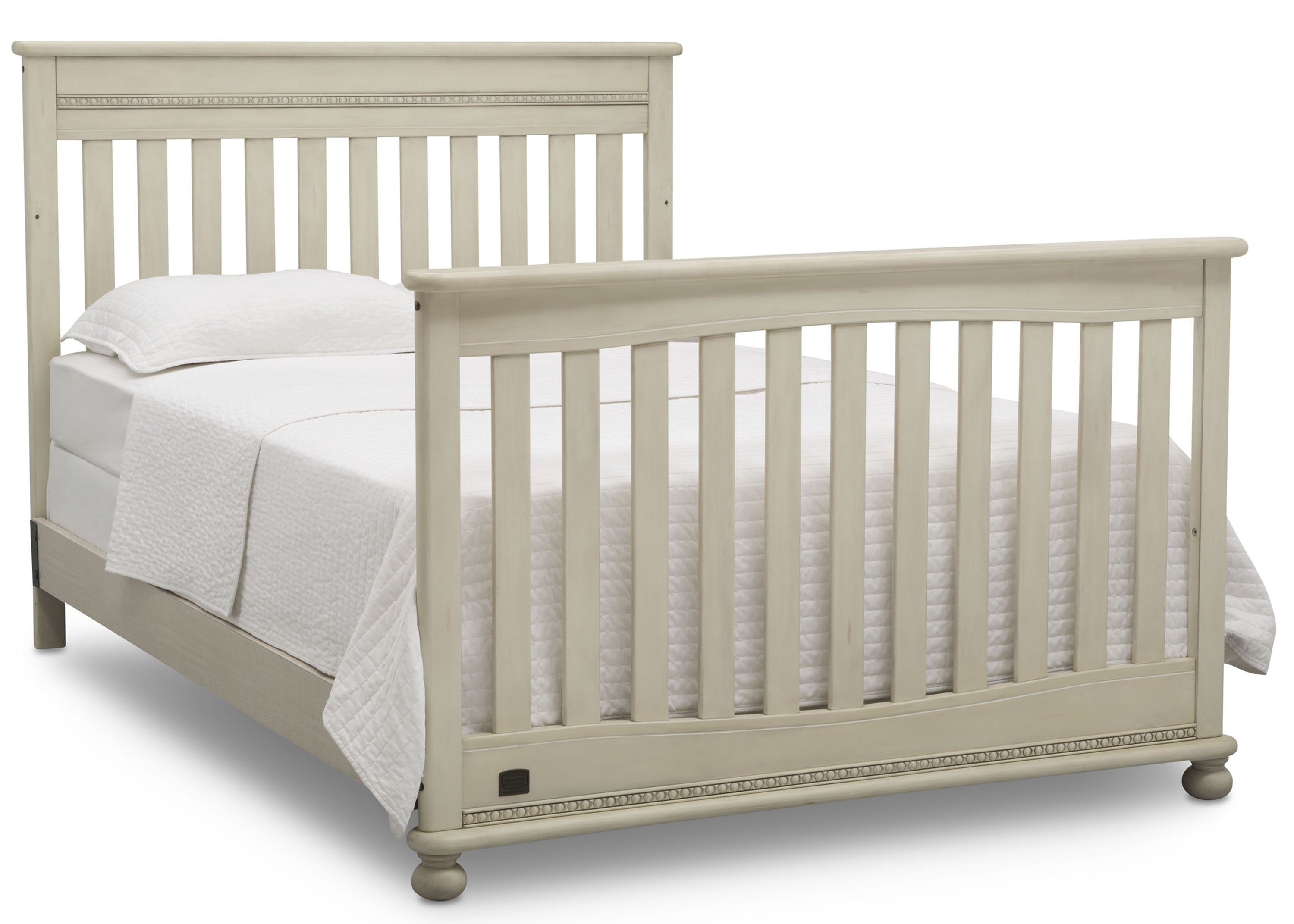 Franklin 4-in-1 Convertible Baby Crib - Toddler Bed, Daybed & Full-Size Bed - Safe Nursery Furniture for Newborns to Teens - Perfect for Bedrooms, Daycare & Guest Rooms