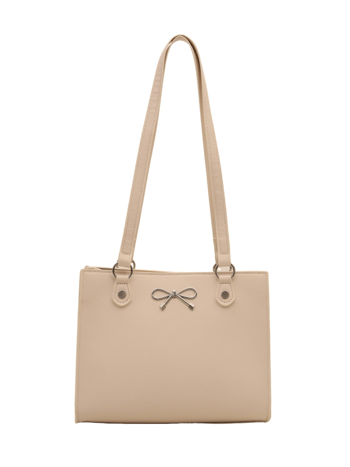 Stylish PU Leather Bow Shoulder Bag for Women - Fashion Crossbody Purse for Daily Use, Work, and Travel