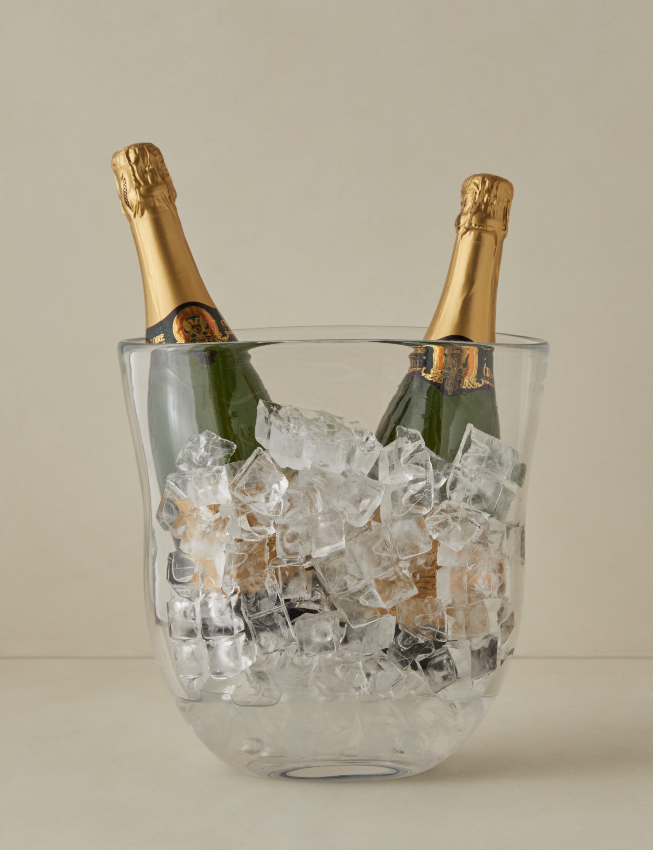 LSA International Dual Champagne Bucket - Elegant Stainless Steel Ice Bucket for Wine & Champagne - Perfect for Weddings, Parties & Romantic Dinners