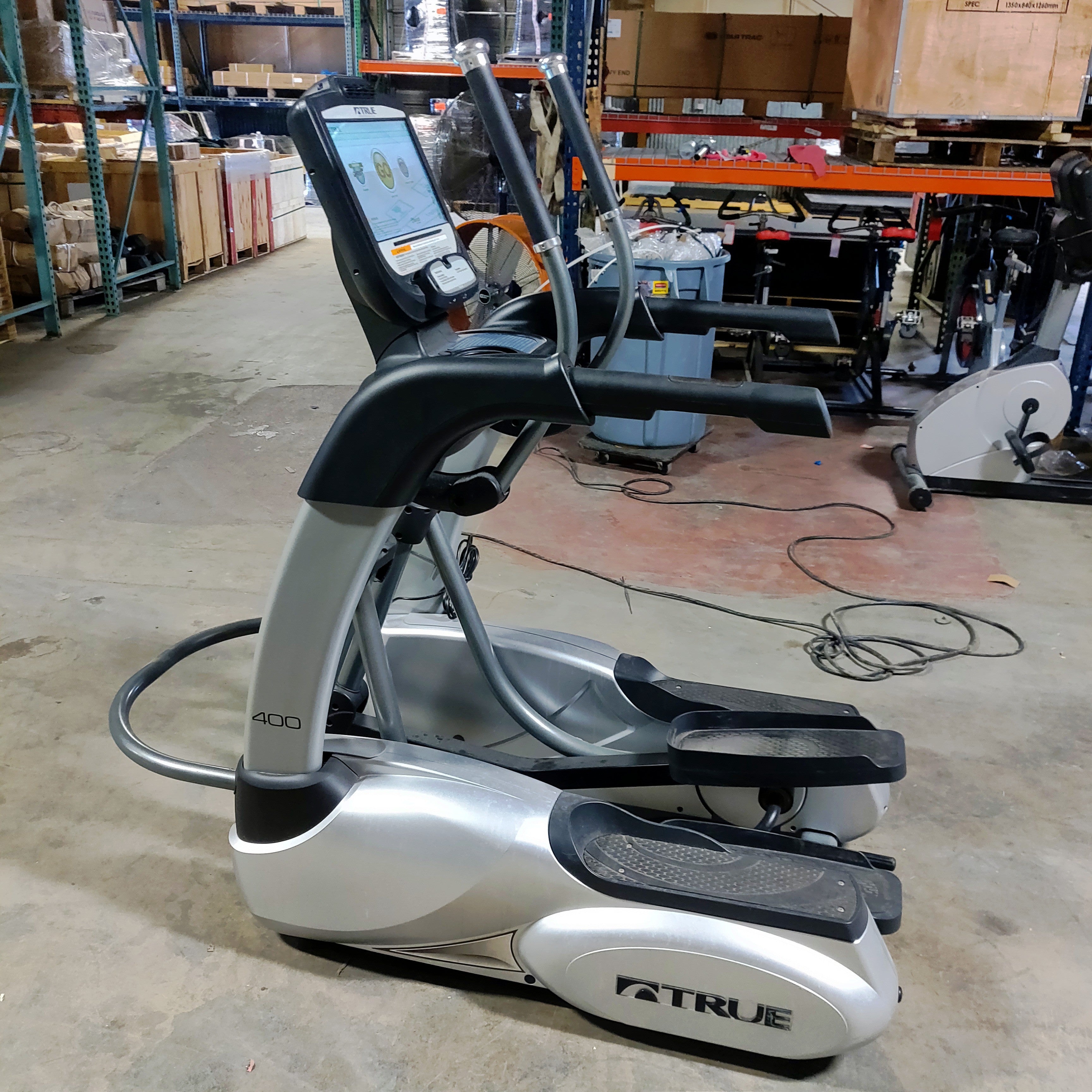 TRUE Elliptical 400 Series with Interactive LCD Display - Low-Impact Cardio Machine for Home Gym, Fitness & Weight Loss Workouts