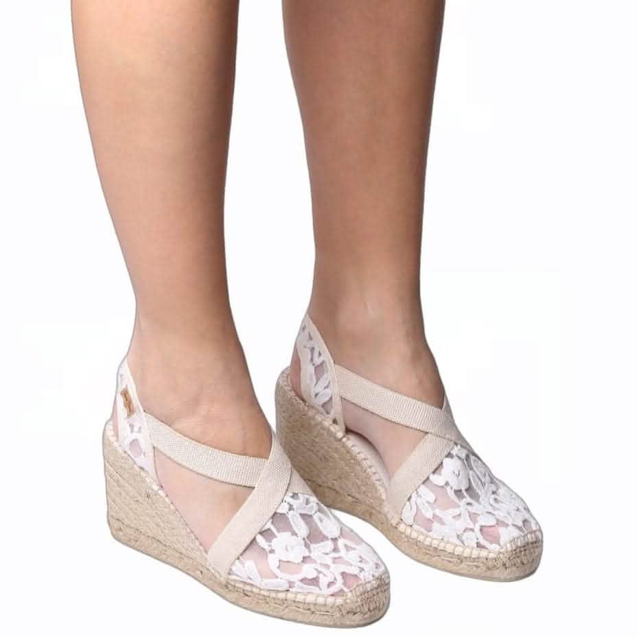 Women's Comfortable Cotton Blend Wedge Espadrille Shoes - Breathable Summer Sandals for Beach, Walking & Casual Outfits | Terra 7ZD