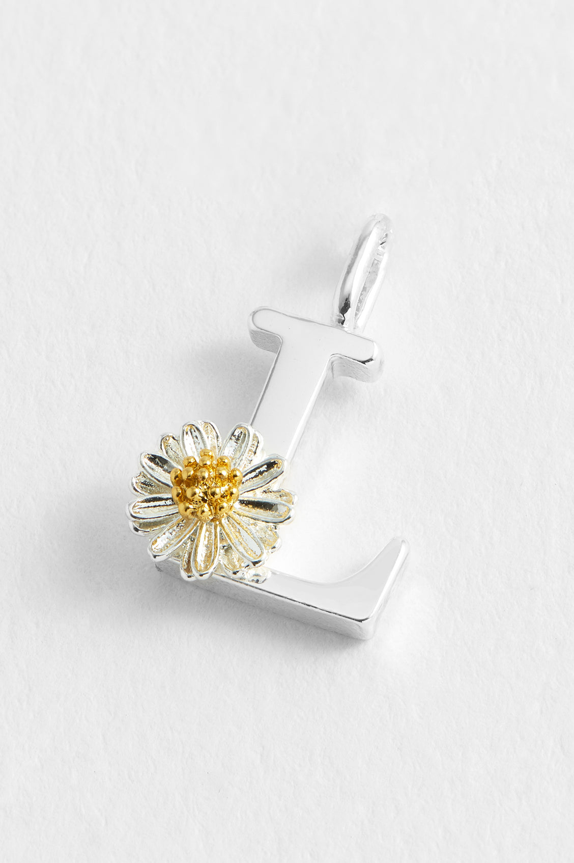 Personalized Wildflower Initial Charm Necklace - Dainty Floral Letter Pendant Jewelry for Women - Perfect for Birthdays, Anniversaries & Everyday Wear